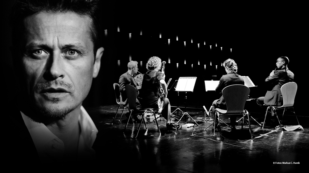 Schauspieler Roman Knižka und das Quintett 'Opus 45'