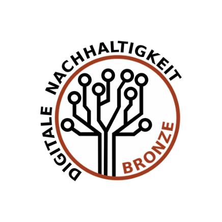 Logo digitale Nachhaltigkeit -Bronze